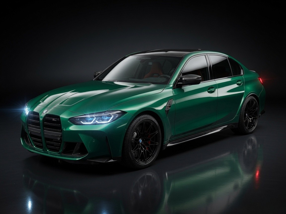 BMW M3 Competition — angle 2